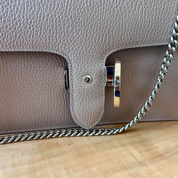Authentic Gucci Calfskin Dollar Interlocking G Shoulder Bag, purchased in Italy - Picture 8 of 16